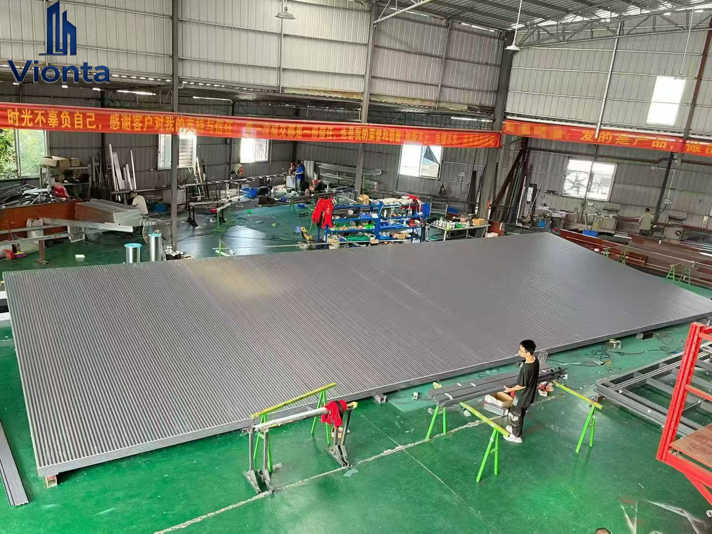 Cập nhật lô hàng Pergola nhôm kim loại Vionta