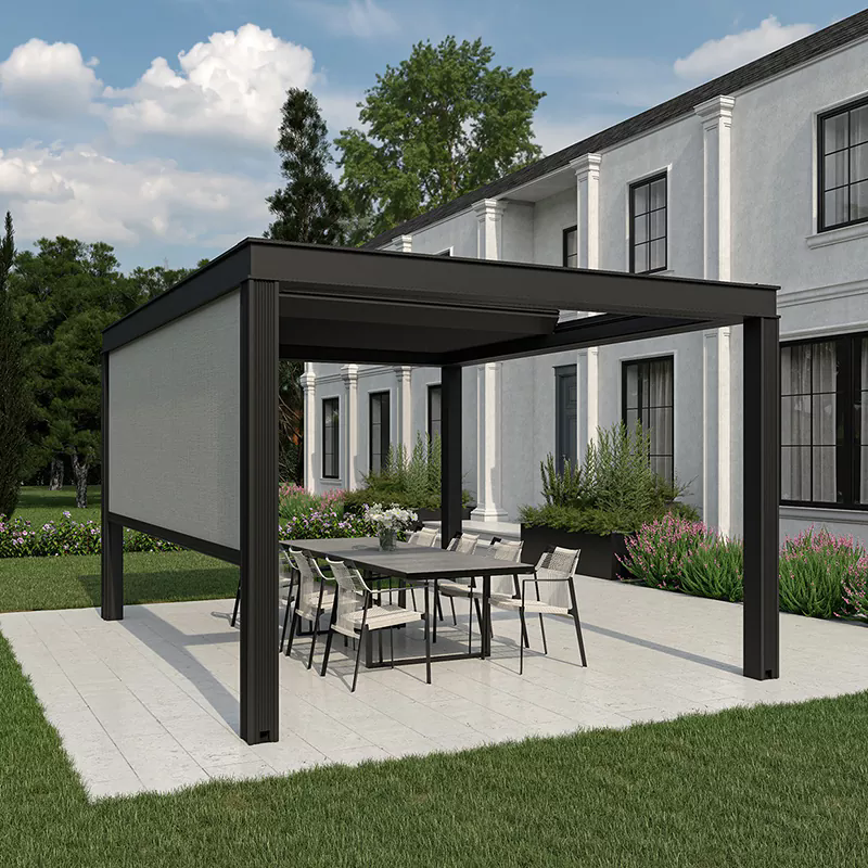 Pergola có mái che bằng nhôm cải thiện không gian sống ngoài trời như thế nào?