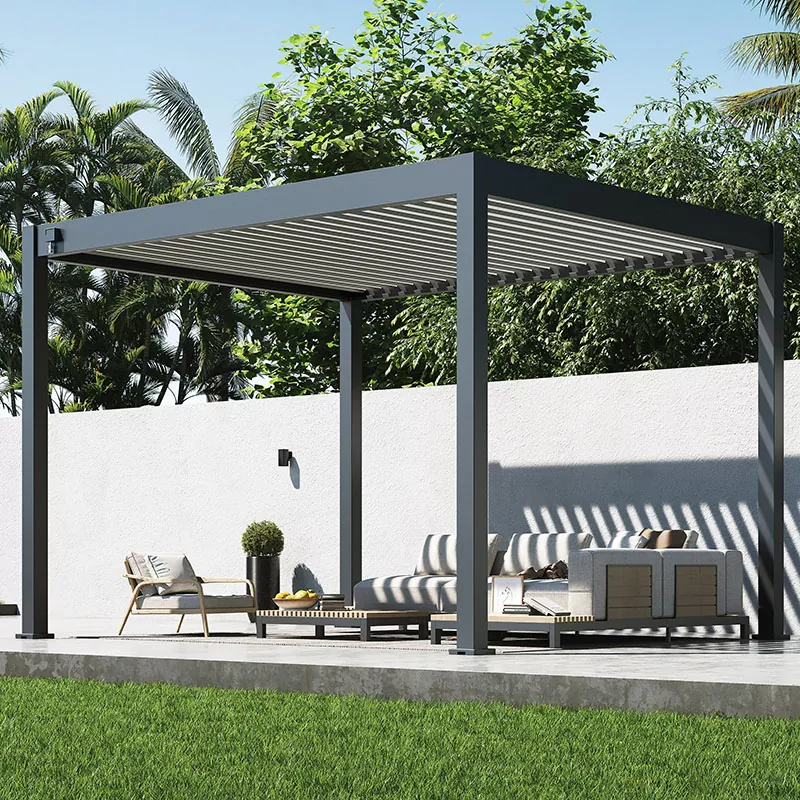 Pergolas có mái che ngoài trời