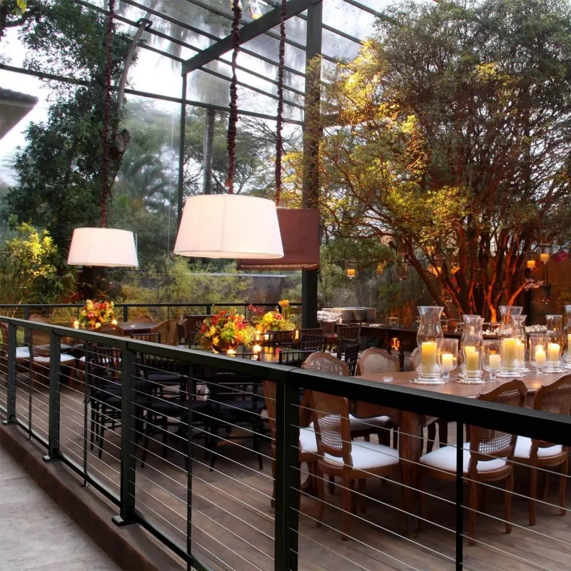 Lan can dây không gỉ